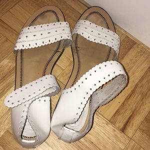 Slightly worn Sandals with cut out details